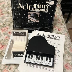 1990 Tiger Games- NoteAbility complete set/Tested